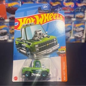 Hot Wheels Toon'd '83 Chevy Silverado -  2023 HW Hot Trucks VHTF New Colorway